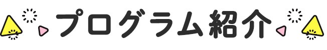 プログラム紹介